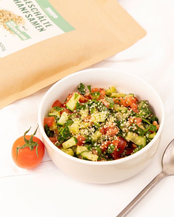 Hanfsamen Tabouleh: Das schnelle Tabouleh Rezept ohne Bulgur