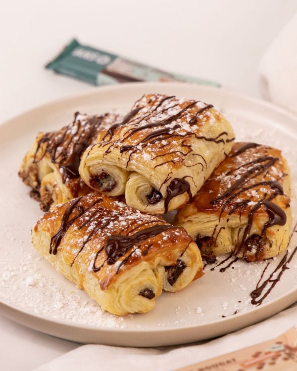 Pain au Chocolat Rezept: knusprige Schoko-Teilchen aus Blätterteig