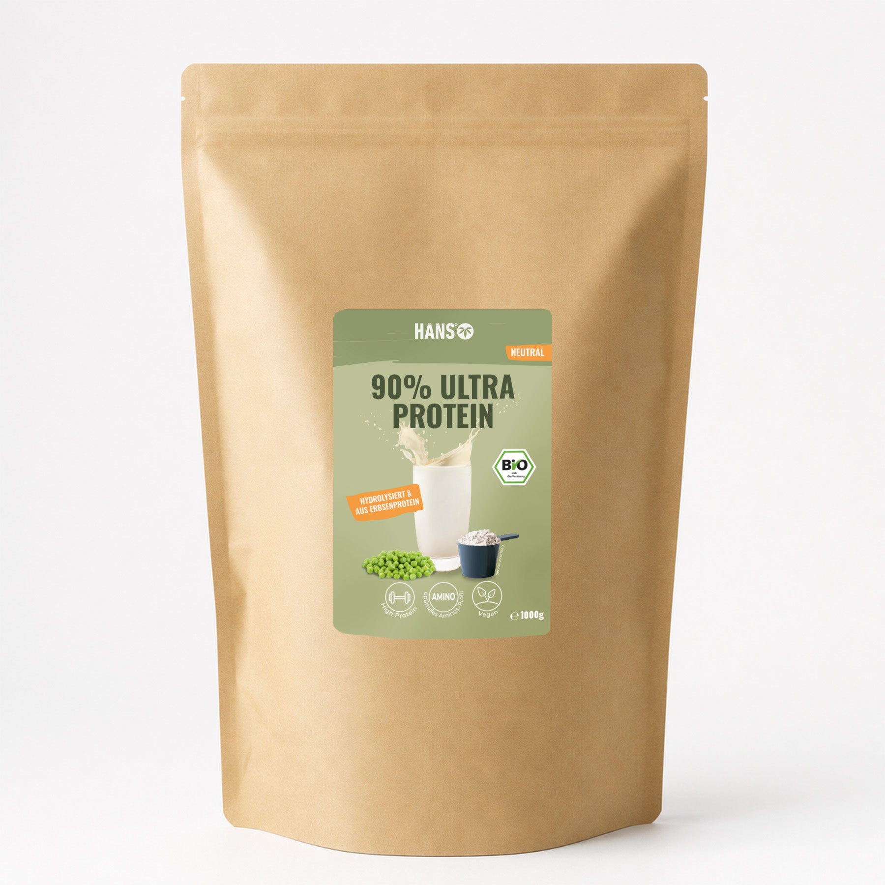 Erbsenprotein Ultra hydrolysiert I 90% Proteingehalt
