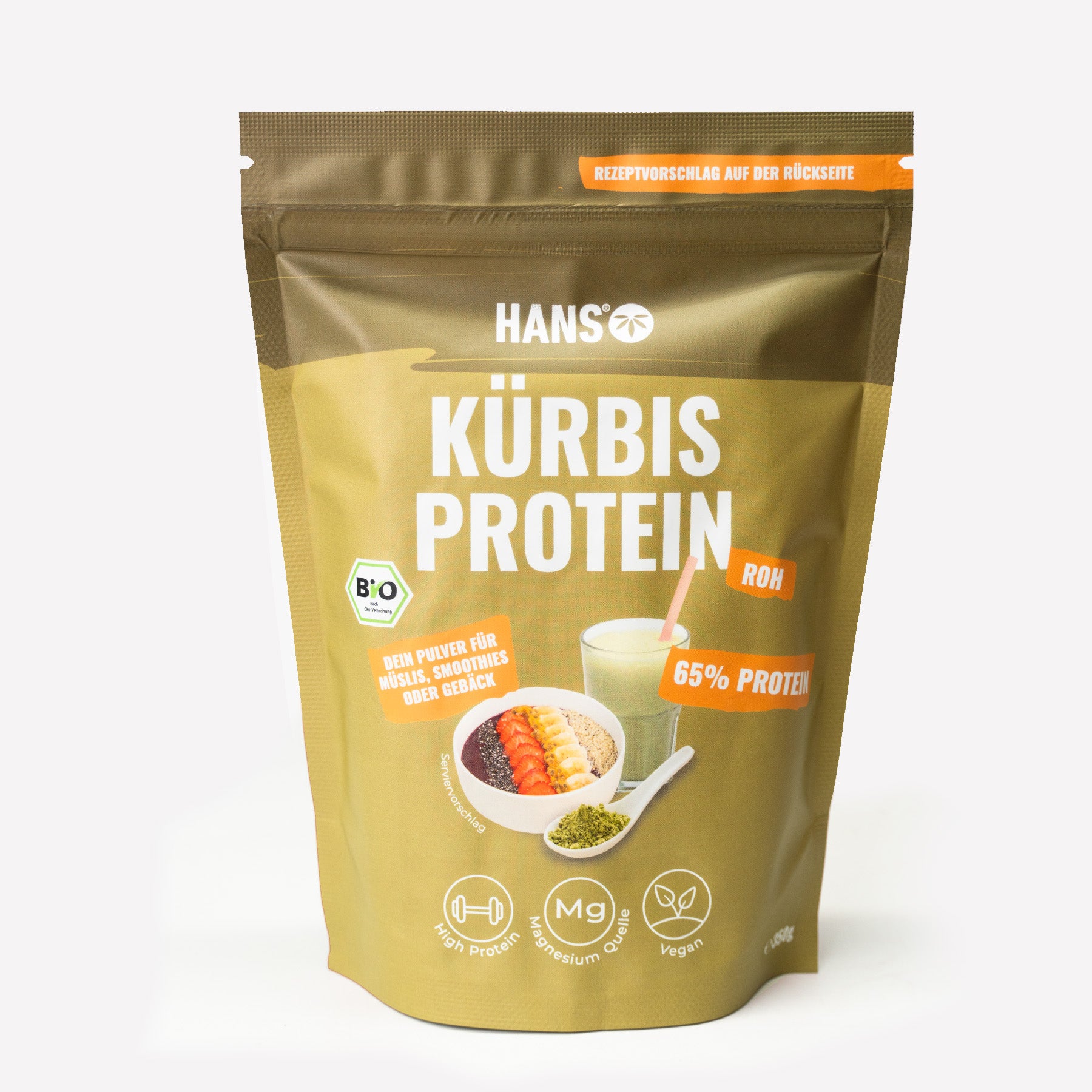 Kürbisprotein Roh