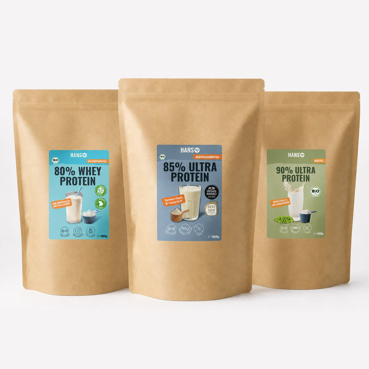 Bio Ultra Protein + Bio Whey Protein 3er Mix Bundle