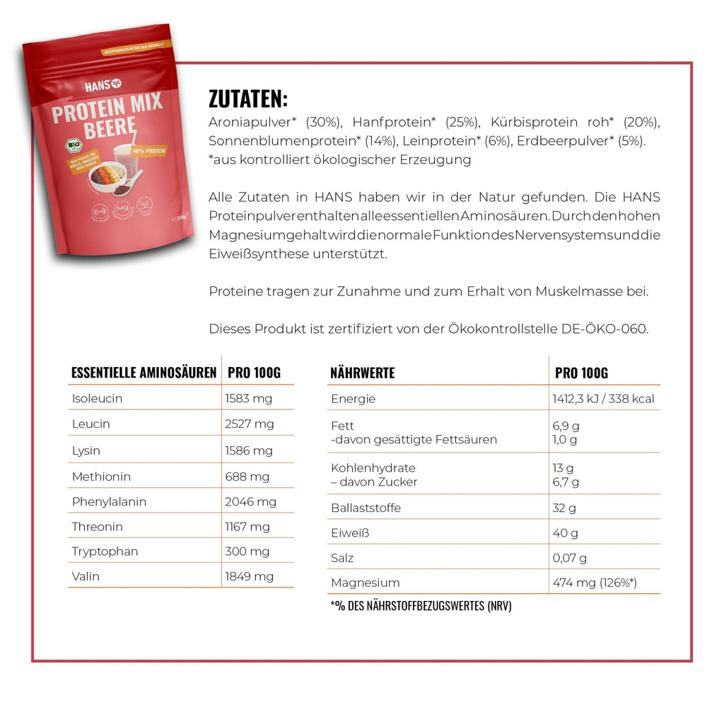 Beeren Proteinmix