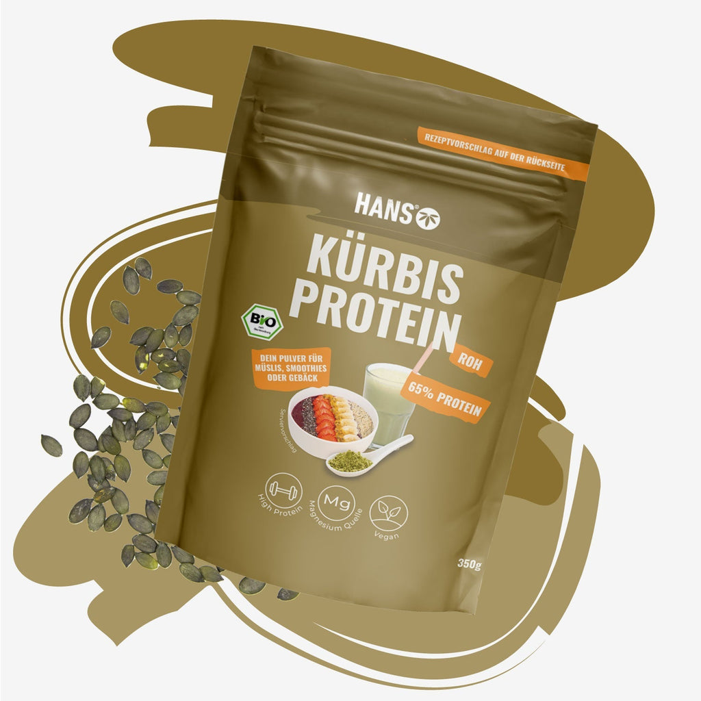 Kürbisprotein Roh