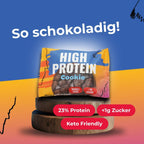 High Protein Cookie - 12x Double Choc - HANS Brainfood
