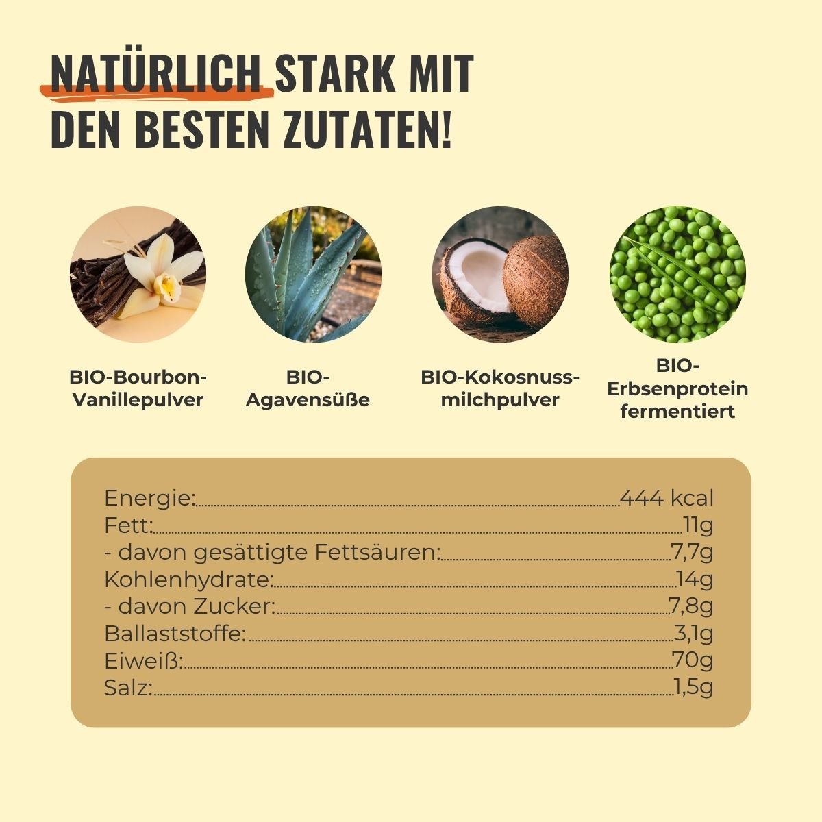 Ultra Protein Vanille Vegan 70%