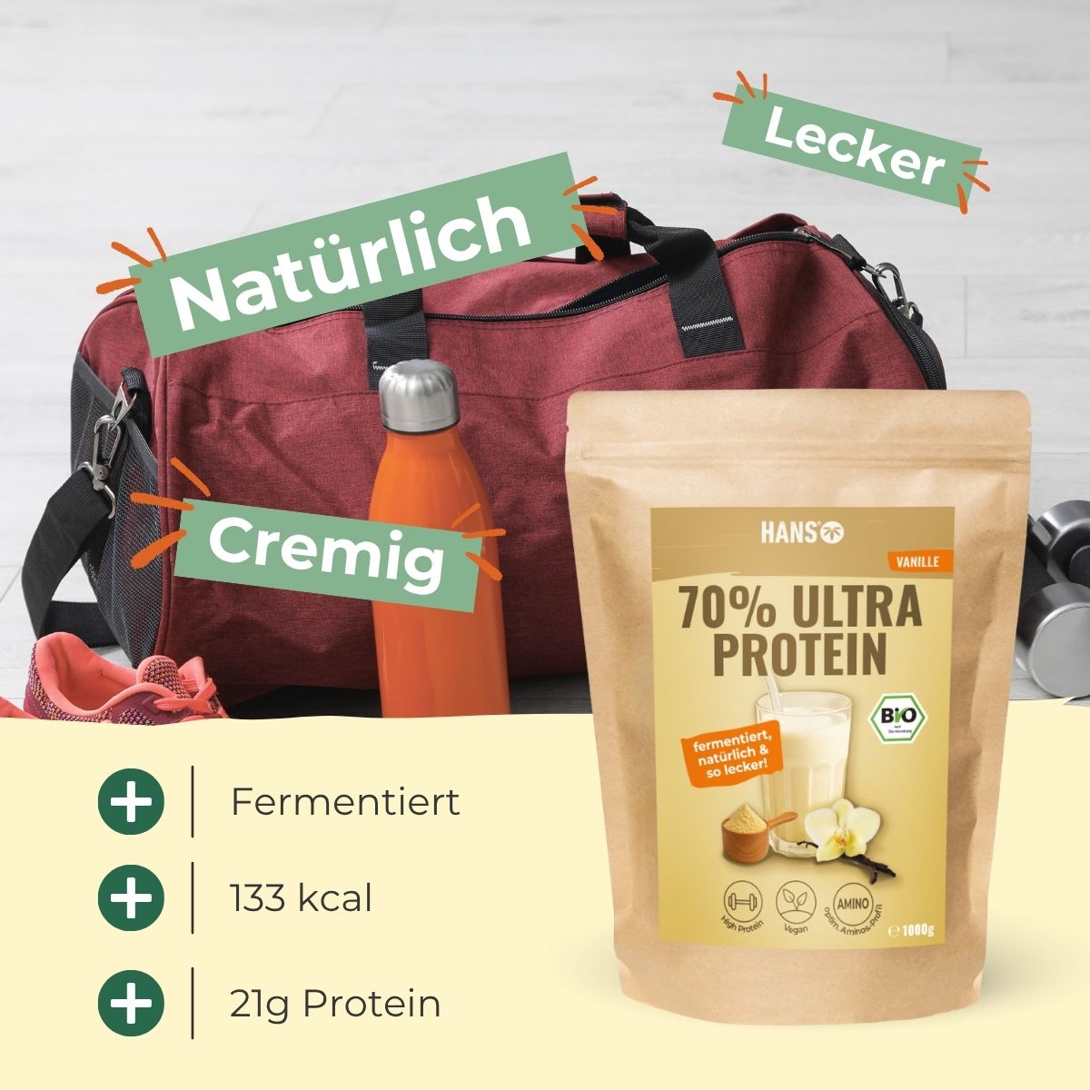 Ultra Protein Vanille Vegan 70%