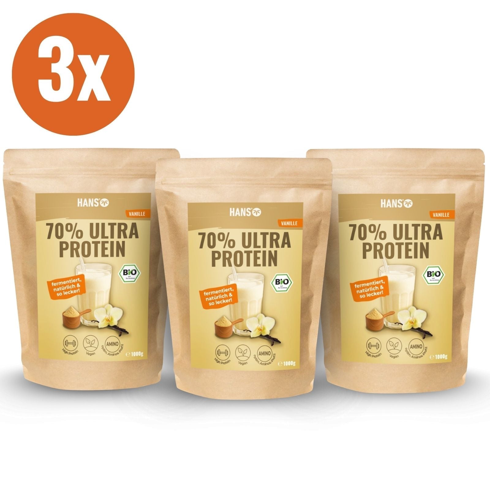 Ultra Protein Vanille Vegan 70%